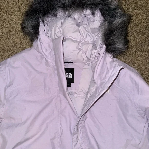 The North Face Arctic Women Waterproof Down Parka Lavender Plus Size 2X NEW $350
